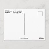 山ボテフピークブルガリア ポストカード (裏面)