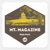 山マガジン州パークアーカンソー スクエアシール (正面)