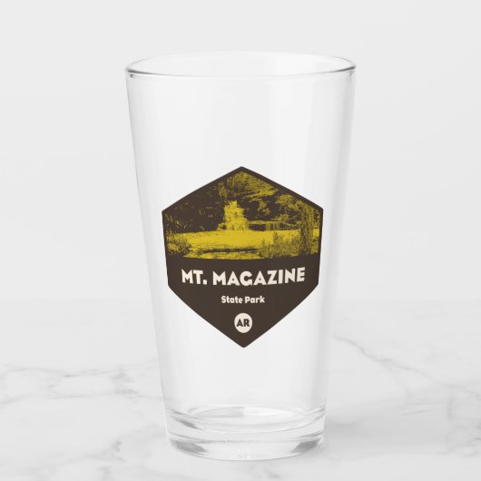 山マガジン州パークアーカンソー タンブラーグラス (正面)