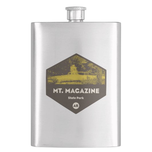 山マガジン州パークアーカンソー フラスク (正面)