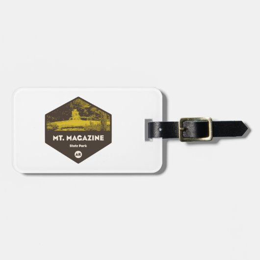 山マガジン州パークアーカンソー ラゲッジタグ (正面横)