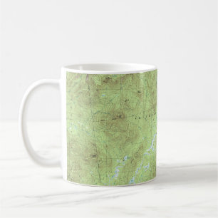 山マーシー地形図 – アディロンダックパーク コーヒーマグカップ