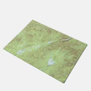 山マーシー地形図 – アディロンドックパーク ドアマット