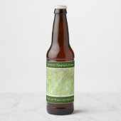 山マーシー地形図 – アディロンドックパーク ビールラベル (正面)