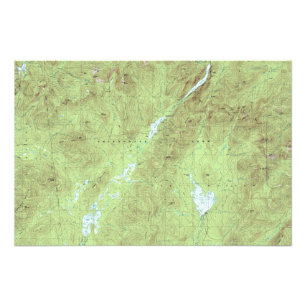 山マーシー地形図 – アディロンドックパーク フォトプリント