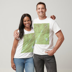 山マーシー地形図 – アディロンドックパーク Tシャツ