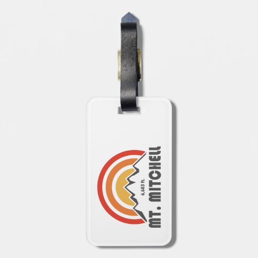 山ミッチェル ラゲッジタグ (裏面縦)