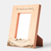 山ミニマル山 レーザー彫刻フレーム (左)