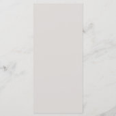 山モダンのメ結婚ニュー メニュー (裏面)