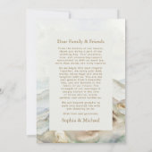 山モダンの結婚サンキューカード水色 サンキューカード (裏面)