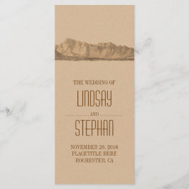 山モダンの結婚式 プログラム