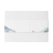 山モダンの荒野結婚の 招待状ベリーバンド (裏面例)