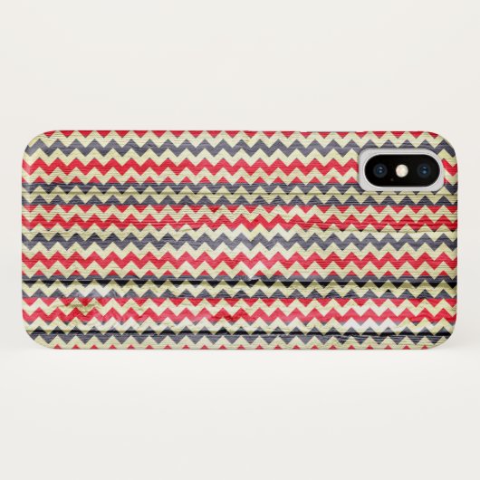 山モダン形の木造 Case-Mate iPhoneケース (裏面(横))