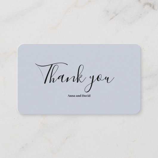 山モダン林の風景サンキューカード エンクロージャーカード (正面)