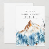 山モダン セーブザデート (正面/裏面)