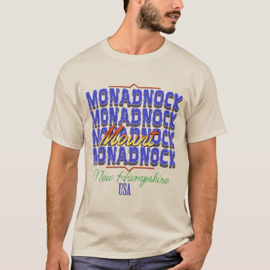 山モナドックニューハンプシャー Tシャツ (正面)