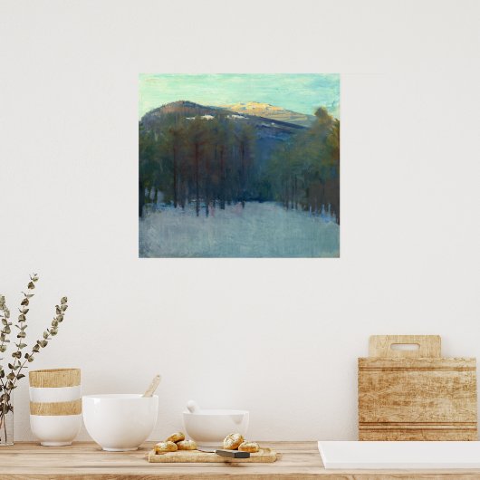 山モナドノック – アボット・セイヤーファインアートポスター ポスター (キッチン)