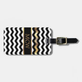 山ユニーク形 |モノグラム ラゲッジタグ (正面横)