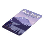 山ライニアナショナルパークワシントンキャビンレトロ マグネット (左側)