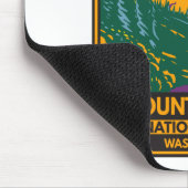 山ライニアナショナルパークワシントンレトロ マウスパッド (コーナー)