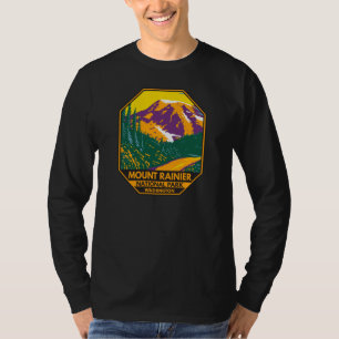 山ライニアナショナルパークワシントンレトロ Tシャツ