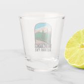 山ライニアナショナルパークワシントンヴィンテージ ショットグラス (裏面)