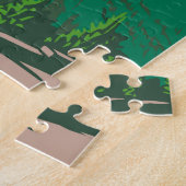 山ライニアナショナルパークワシントンヴィンテージ ジグソーパズル (側面)