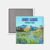 山ライニアナショナルパークワシントンヴィンテージ マグネット (正面/裏面)