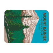 山ライニアナショナルパークワシントンヴィンテージ マグネット (横)