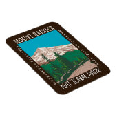 山ライニアナショナルパーク動揺してヴィンテージ マグネット (右側)