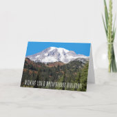 山ライニアフォトマウンテンズ誕生日 カード (正面)