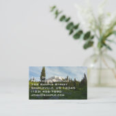 山ライニアモーニングライト 名刺 (スタンド正面)