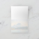 山ライニアレイクワシントンすべての行事 空白の サンキューカード (内部)