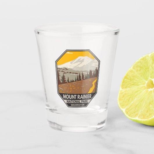 山ライニアーナショナルパークカウリッツ分水器 ショットグラス (正面)