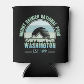 山ライニアーナショナルパークワシントンUSAレトロ 缶クーラー (正面)