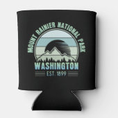 山ライニアーナショナルパークワシントンUSAレトロ 缶クーラー (裏面)