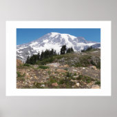 山ライニエースパインランドスケープ写真 ポスター (正面)