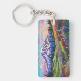 山ライニエールナショナルパークウォーターカラー キーホルダー