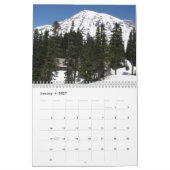 山ライニエールナショナルパークフォト カレンダー (1月 2027)