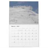 山ライニエールナショナルパークフォト カレンダー (2月 2027)