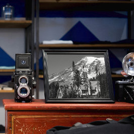 山ライニエールブラックアンドホワイト フォトプリント           