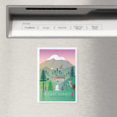 山ライニエ国立公園の冷凍機マグネット マグネット (インサイチュ (食洗機))