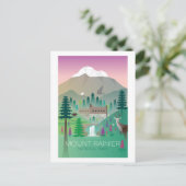 山ライニエ国立公園はがき ポストカード (スタンド正面)