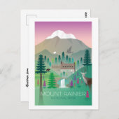山ライニエ国立公園はがき ポストカード (正面/裏面)