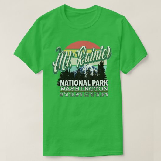 山ライニエ国立公園15 Tシャツ (デザイン正面)