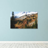 山ライニエ国立公園 キャンバスプリント (インサイチュ (ウッドフロア))