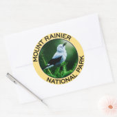 山ライニエ国立公園 ラウンドシール (封筒)