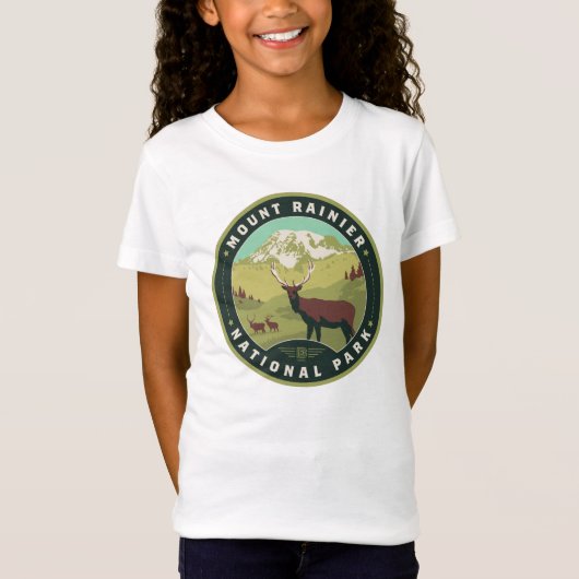 山ライニエ国立公園 Tシャツ (正面)