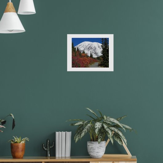 山ライニエ紅葉写真ポスター ポスター (リビング1)