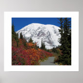 山ライニエ紅葉写真ポスター ポスター (正面)